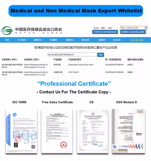 Bfe 99% 공장 저자극성 FDA CE 레벨 3 보호 어린이 안면 마스크 3겹 부직포 수술용 의료 일회용 안면 마스크